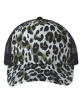 Mega Cap Leopard Fashion Trucker Cap Mega Cap