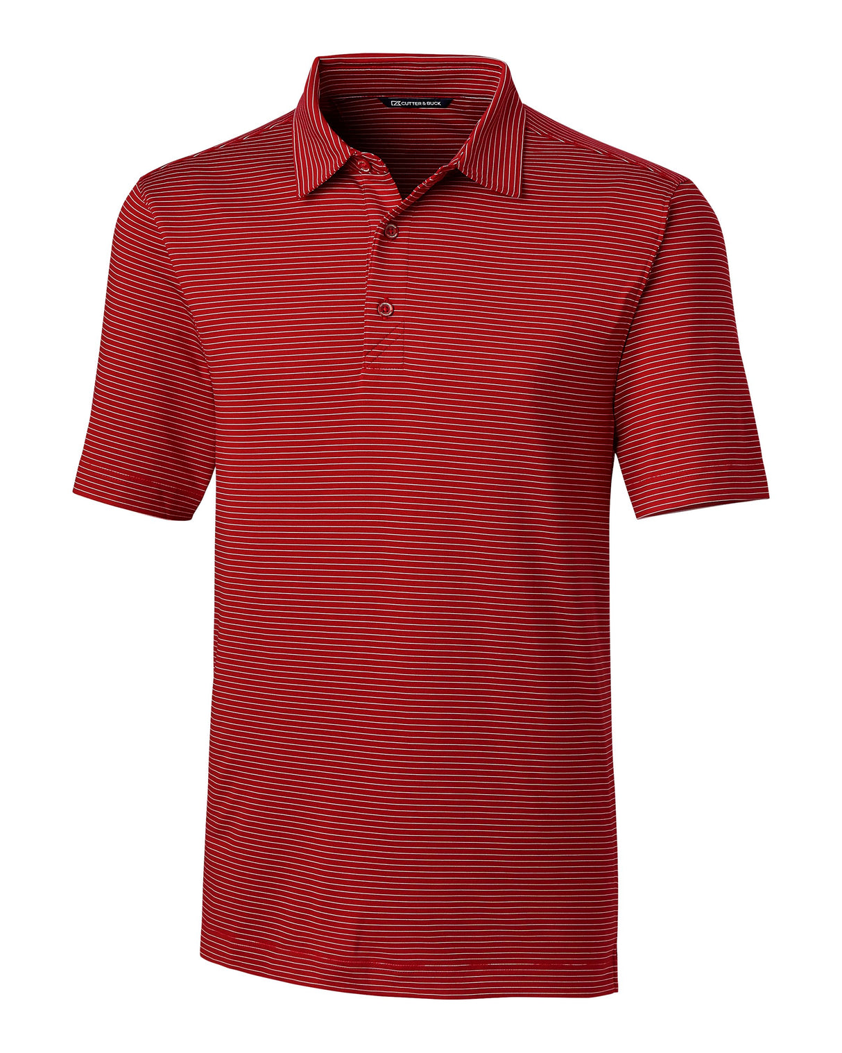 Cutter & Buck Forge Pencil Stripe Stretch Mens Big and Tall Polo Cutter & Buck