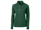 Cutter & Buck Adapt Eco Knit Stretch Recycled Womens Half Zip Pullover Cutter & Buck