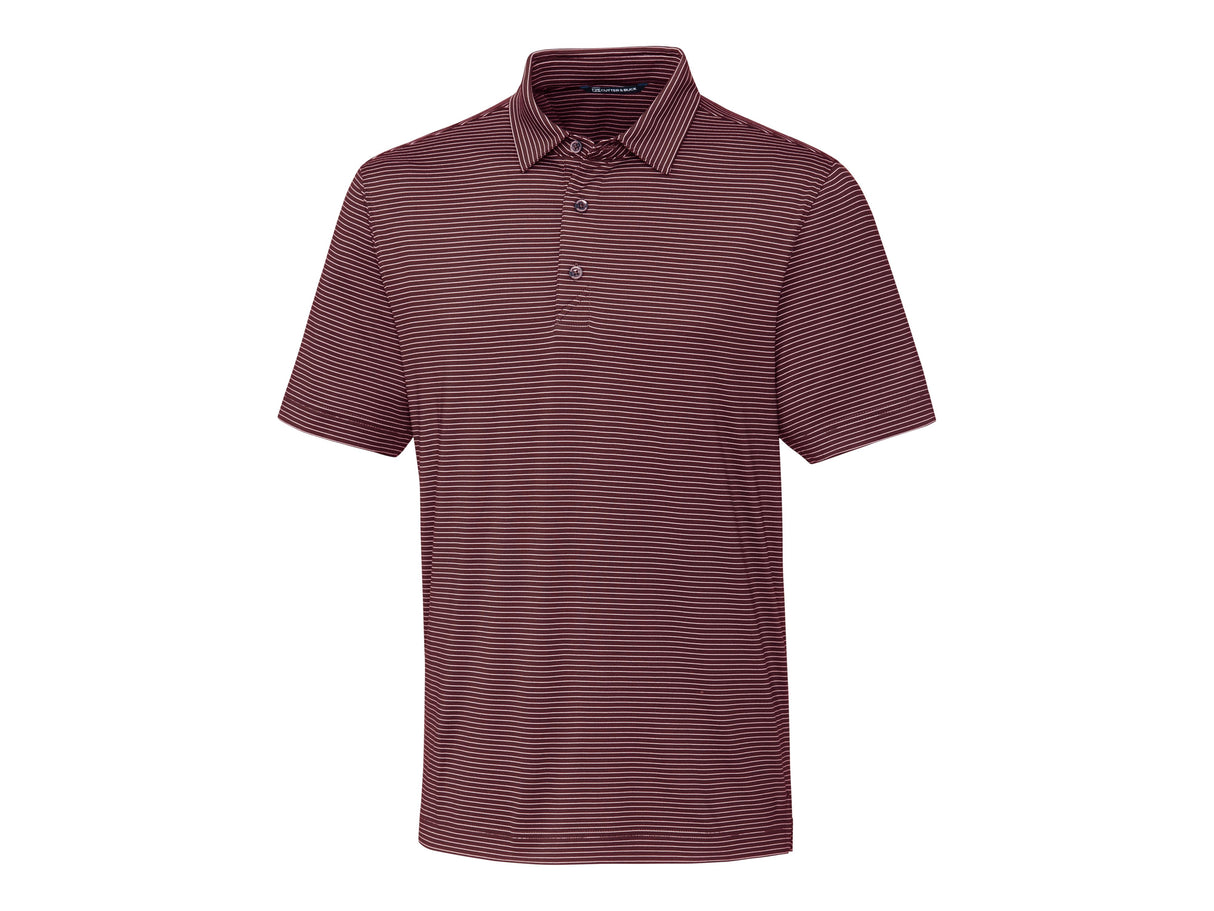 Cutter & Buck Forge Pencil Stripe Stretch Mens Big and Tall Polo Cutter & Buck