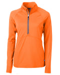 Cutter & Buck Adapt Eco Knit Stretch Recycled Womens Half Zip Pullover Cutter & Buck