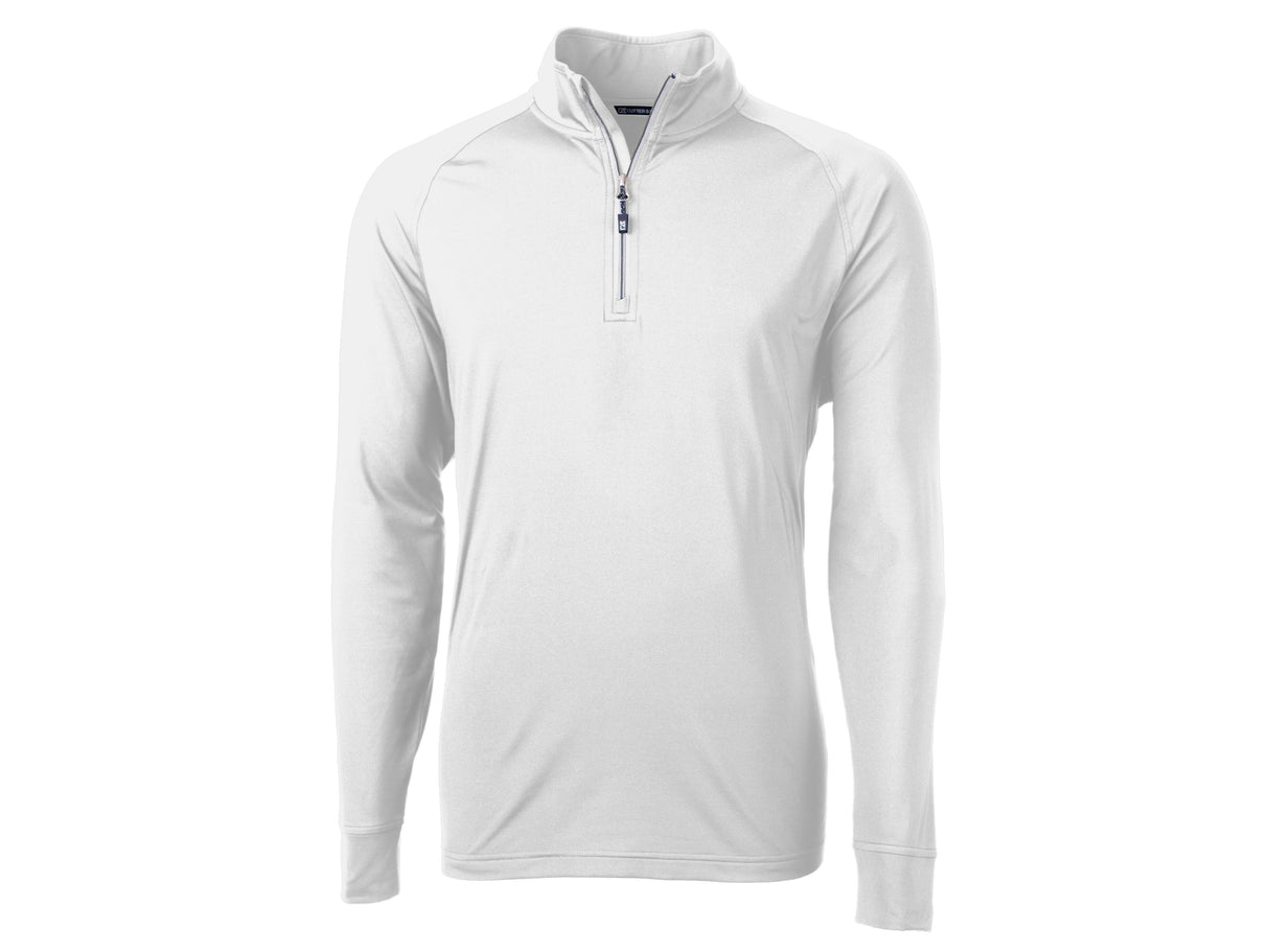 Cutter & Buck Adapt Eco Knit Stretch Recycled Mens Quarter Zip Pullover Cutter & Buck