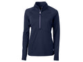 Cutter & Buck Adapt Eco Knit Stretch Recycled Womens Half Zip Pullover Cutter & Buck