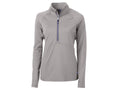 Cutter & Buck Adapt Eco Knit Stretch Recycled Womens Half Zip Pullover Cutter & Buck