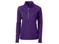 Cutter & Buck Adapt Eco Knit Stretch Recycled Womens Half Zip Pullover Cutter & Buck