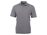 Cutter & Buck Virtue Eco Pique Stripe Recycled Mens Big and Tall Polo Cutter & Buck