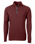 Cutter & Buck Adapt Eco Knit Stretch Recycled Mens Quarter Zip Pullover Cutter & Buck