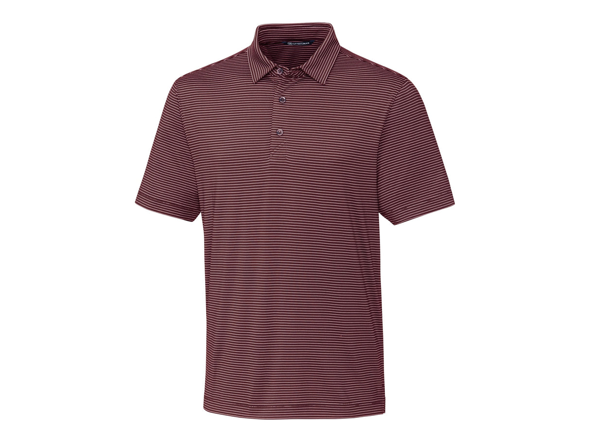 Cutter & Buck Forge Pencil Stripe Stretch Mens Polo Cutter & Buck