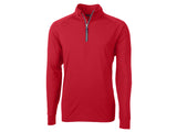 Cutter & Buck Adapt Eco Knit Stretch Recycled Mens Quarter Zip Pullover Cutter & Buck