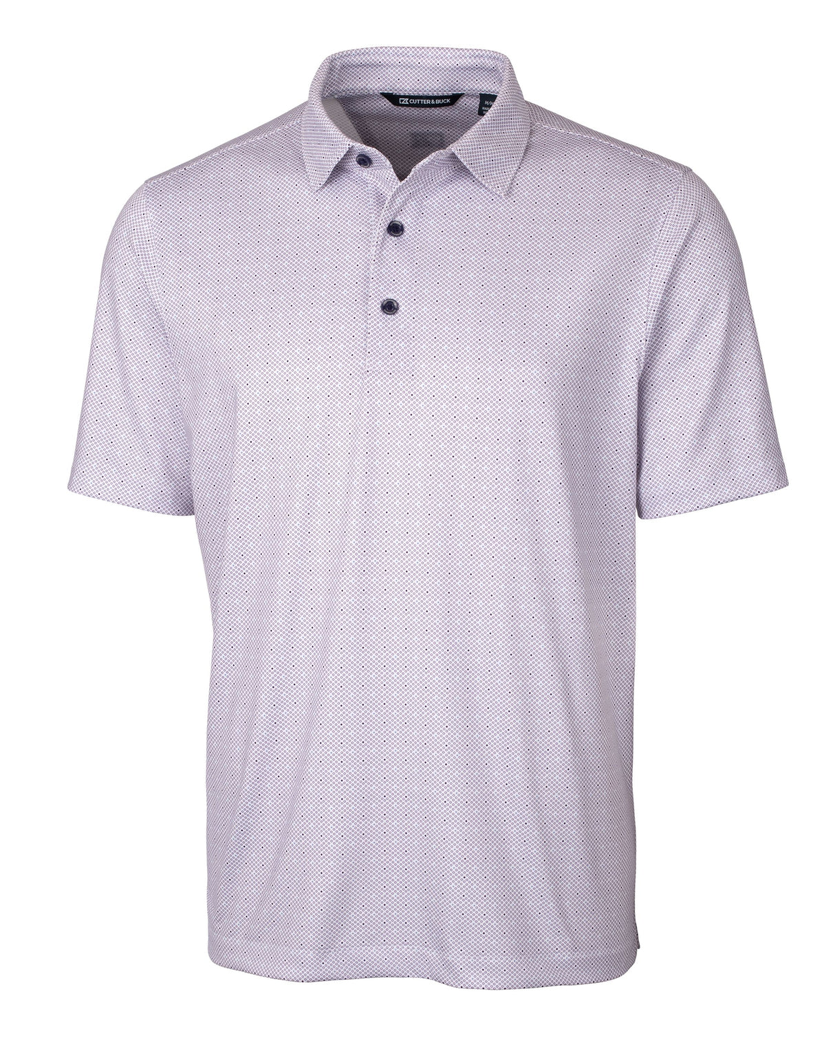 Cutter & Buck Pike Double Dot Print Stretch Mens Big and Tall Polo Cutter & Buck