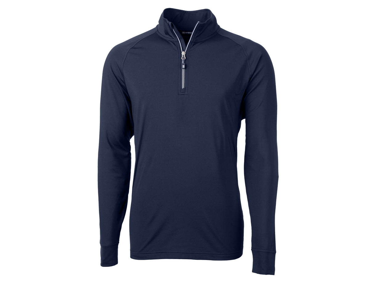 Cutter & Buck Adapt Eco Knit Stretch Recycled Mens Quarter Zip Pullover Cutter & Buck