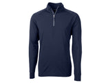 Cutter & Buck Adapt Eco Knit Stretch Recycled Mens Quarter Zip Pullover Cutter & Buck