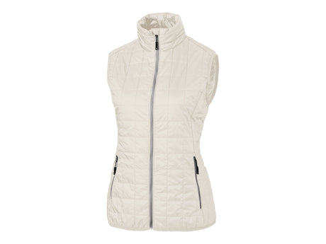 Cutter & Buck Rainier PrimaLoft® Womens Eco Insulated Full Zip Puffer Vest Cutter & Buck
