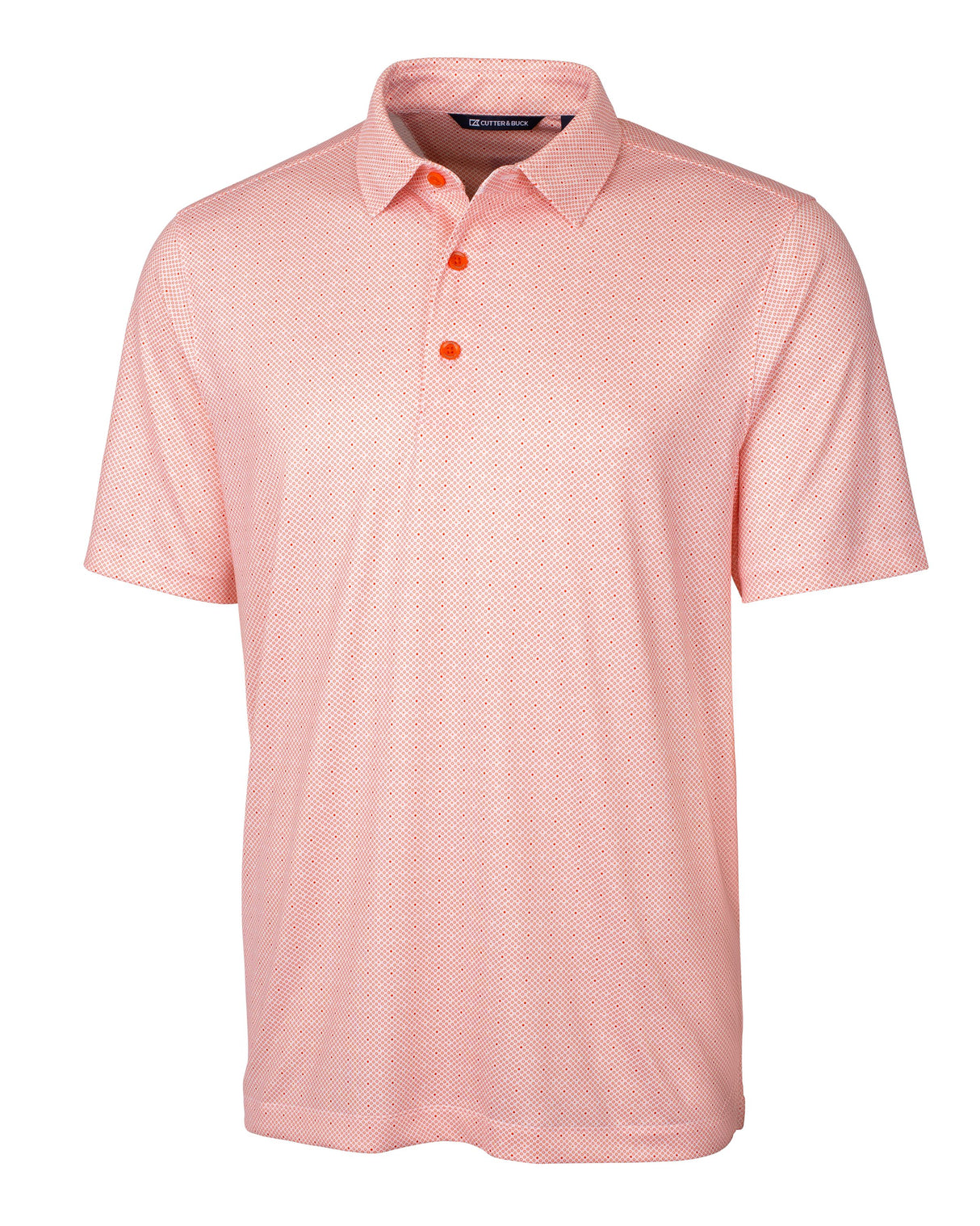 Cutter & Buck Pike Double Dot Print Stretch Mens Big and Tall Polo Cutter & Buck