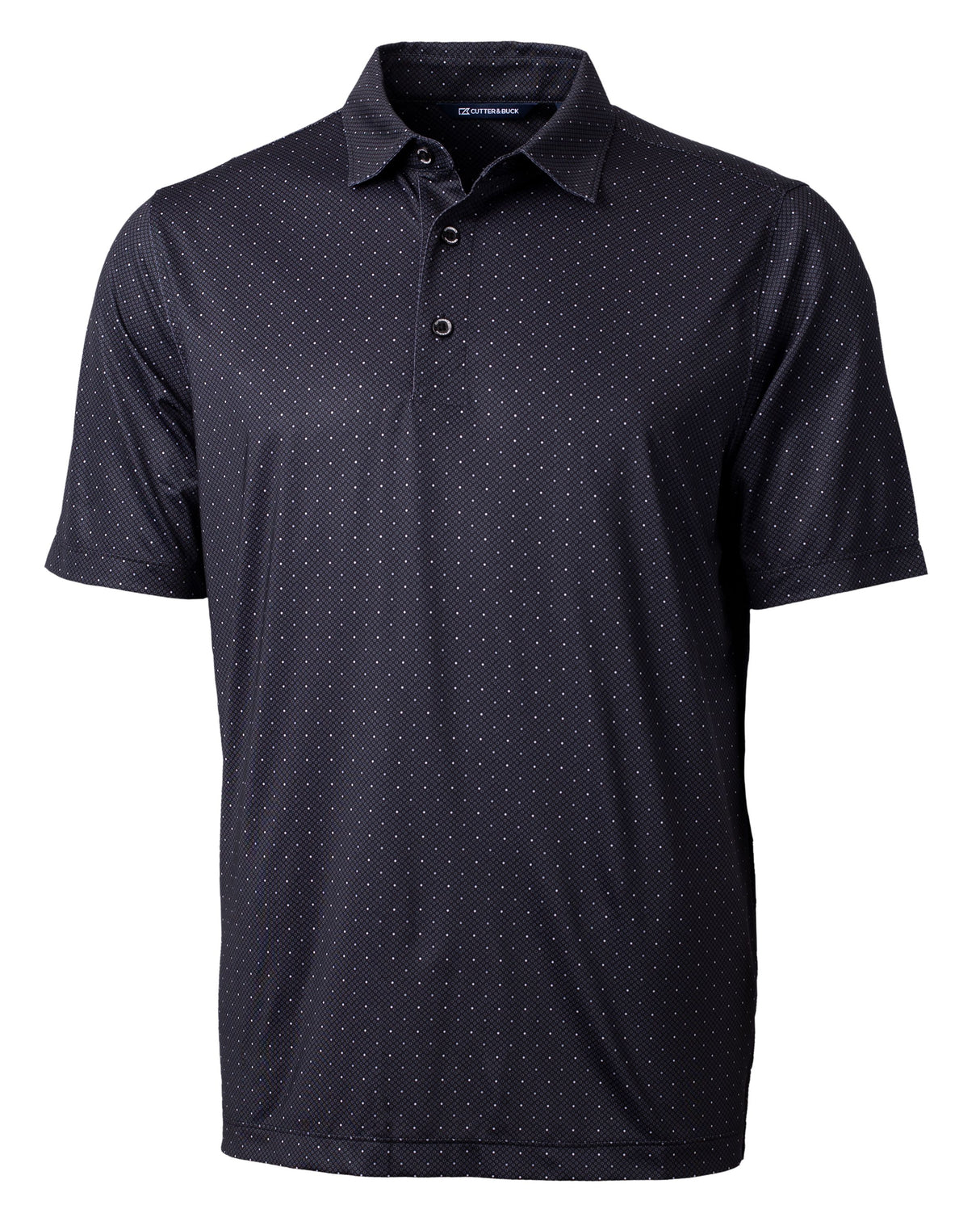Cutter & Buck Pike Double Dot Print Stretch Mens Big and Tall Polo Cutter & Buck