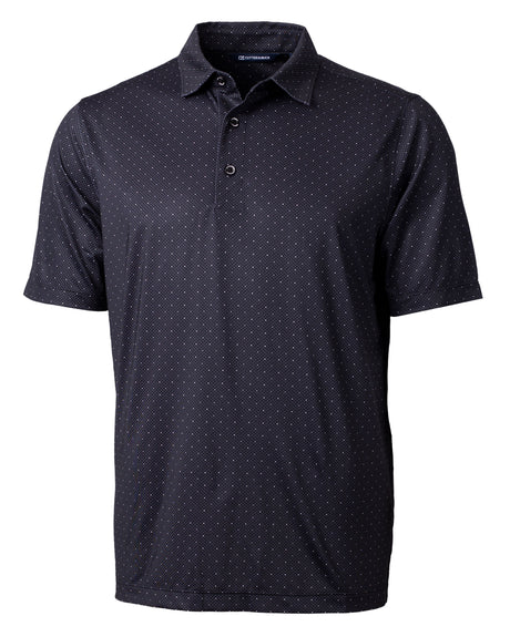 Cutter & Buck Pike Double Dot Print Stretch Mens Big and Tall Polo Cutter & Buck