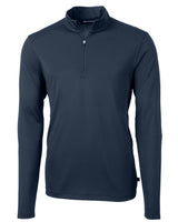 Cutter & Buck Virtue Eco Pique Recycled Quarter Zip Mens Big & Tall Pullover Cutter & Buck