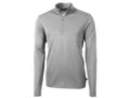 Cutter & Buck Virtue Eco Pique Recycled Quarter Zip Mens Pullover Cutter & Buck