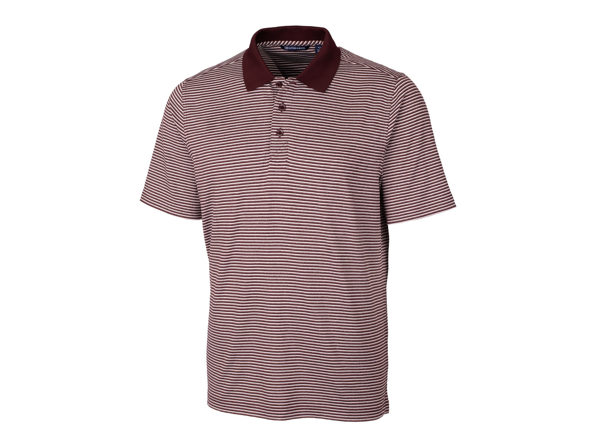 Cutter & Buck Forge Tonal Stripe Stretch Mens Polo Cutter & Buck