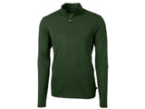 Cutter & Buck Virtue Eco Pique Recycled Quarter Zip Mens Pullover Cutter & Buck
