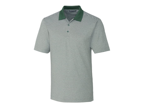 Cutter & Buck Forge Tonal Stripe Stretch Mens Polo Cutter & Buck