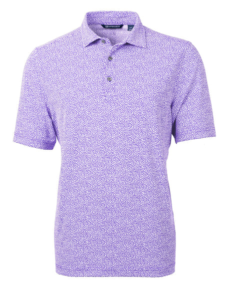 Cutter & Buck Virtue Eco Pique Botanical Print Recycled Mens Polo Cutter & Buck