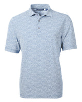 Cutter & Buck Virtue Eco Pique Botanical Print Recycled Mens Polo Cutter & Buck