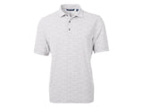 Cutter & Buck Virtue Eco Pique Botanical Print Recycled Mens Polo Cutter & Buck