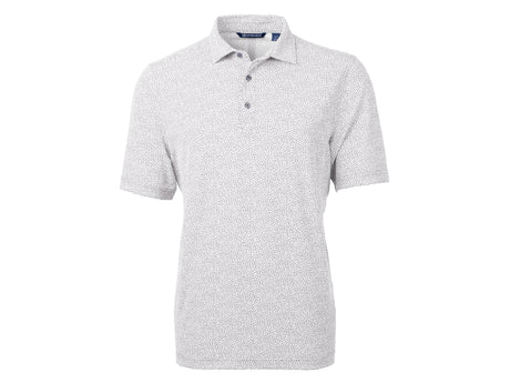 Cutter & Buck Virtue Eco Pique Botanical Print Recycled Mens Polo Cutter & Buck