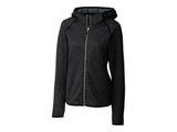 Cutter & Buck Mainsail Sweater-Knit Hoodie Womens Full Zip Jacket Cutter & Buck