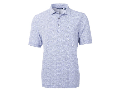 Cutter & Buck Virtue Eco Pique Botanical Print Recycled Mens Polo Cutter & Buck
