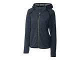 Cutter & Buck Mainsail Sweater-Knit Hoodie Womens Full Zip Jacket Cutter & Buck