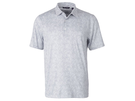 Cutter & Buck Pike Constellation Print Stretch Mens Polo Cutter & Buck