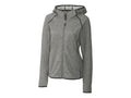 Cutter & Buck Mainsail Sweater-Knit Hoodie Womens Full Zip Jacket Cutter & Buck