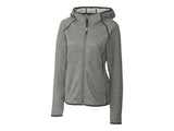 Cutter & Buck Mainsail Sweater-Knit Hoodie Womens Full Zip Jacket Cutter & Buck