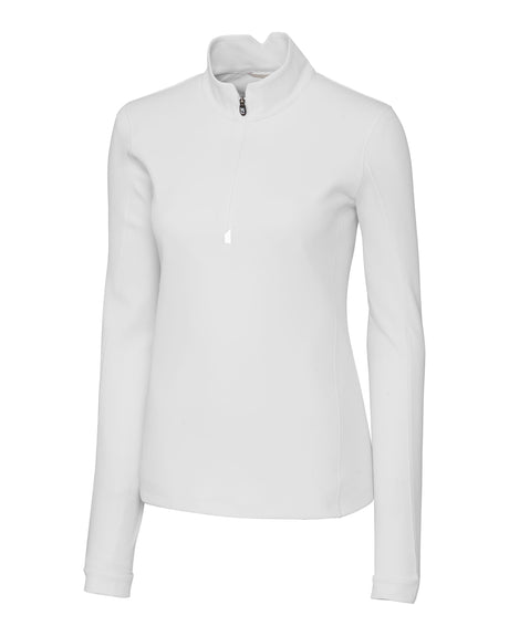 Cutter & Buck Traverse Stretch Quarter Zip Womens Pullover Cutter & Buck