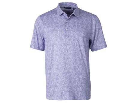 Cutter & Buck Pike Constellation Print Stretch Mens Polo Cutter & Buck