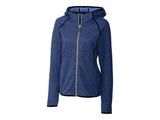 Cutter & Buck Mainsail Sweater-Knit Hoodie Womens Full Zip Jacket Cutter & Buck