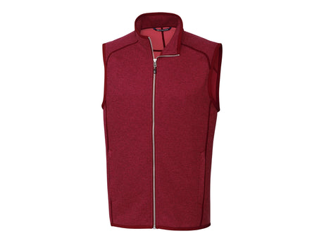 Cutter & Buck Mainsail Sweater-Knit Mens Full Zip Vest Cutter & Buck
