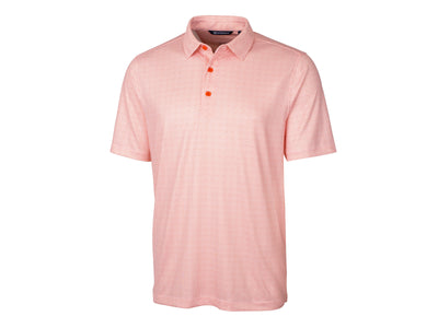 Cutter & Buck Pike Double Dot Print Stretch Mens Polo