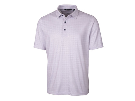 Cutter & Buck Pike Double Dot Print Stretch Mens Polo Cutter & Buck