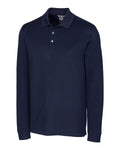 Cutter & Buck Advantage Tri-Blend Pique Mens Big and Tall Long Sleeve Polo Cutter & Buck