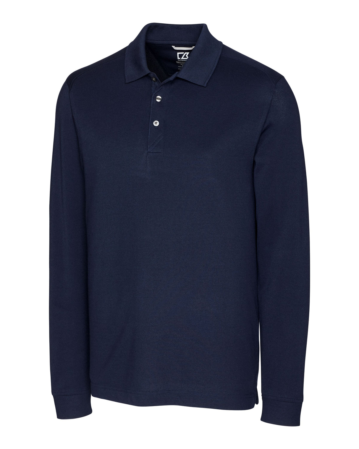 Cutter & Buck Advantage Tri-Blend Pique Mens Big and Tall Long Sleeve Polo Cutter & Buck