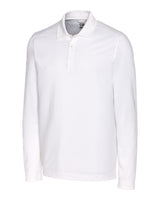 Cutter & Buck Advantage Tri-Blend Pique Mens Big and Tall Long Sleeve Polo Cutter & Buck