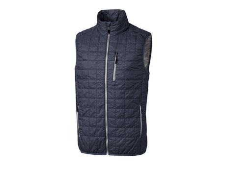 Cutter & Buck Rainier PrimaLoft® Mens Big and Tall Eco Insulated Full Zip Puffer Vest Cutter & Buck