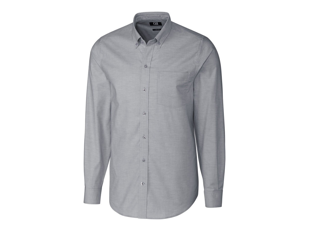 Cutter & Buck Stretch Oxford Mens Big and Tall Long Sleeve Dress Shirt Cutter & Buck
