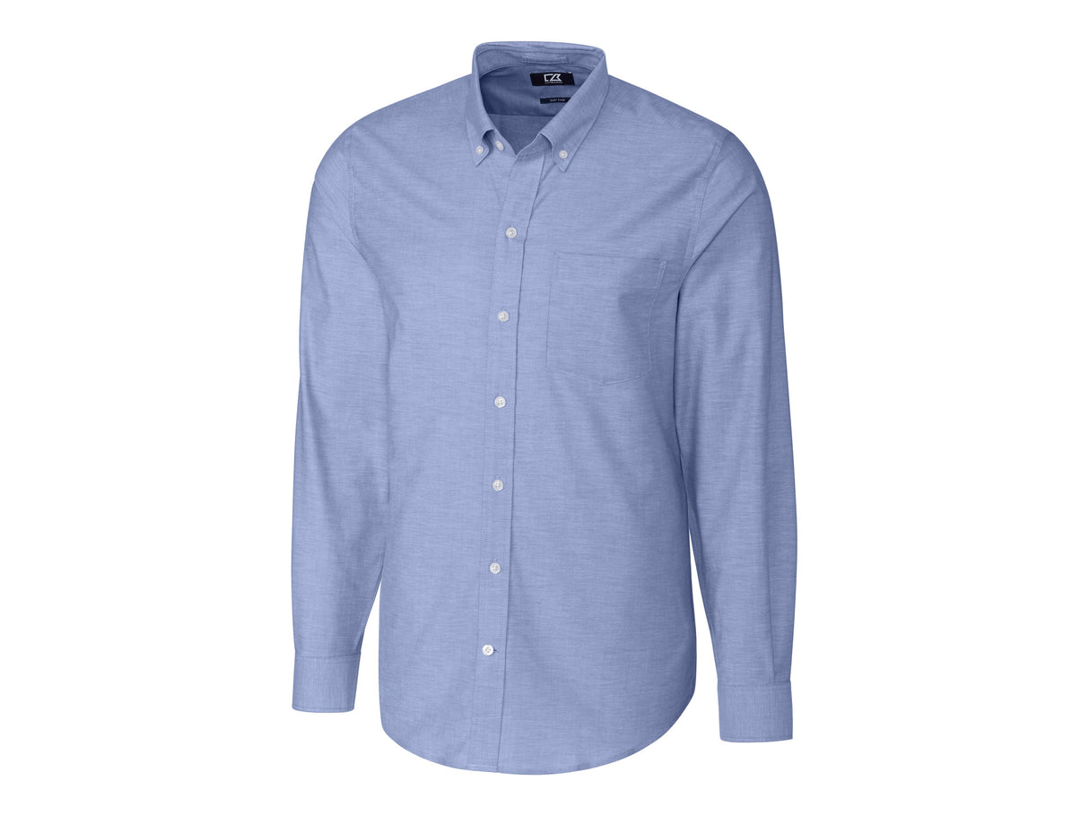 Cutter & Buck Stretch Oxford Mens Big and Tall Long Sleeve Dress Shirt Cutter & Buck