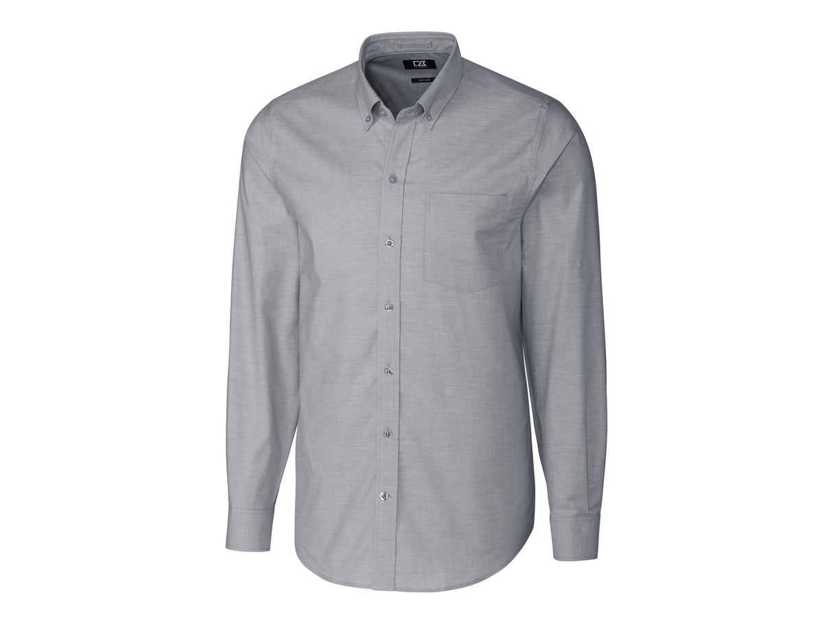 Cutter & Buck Stretch Oxford Mens Big and Tall Long Sleeve Dress Shirt Cutter & Buck