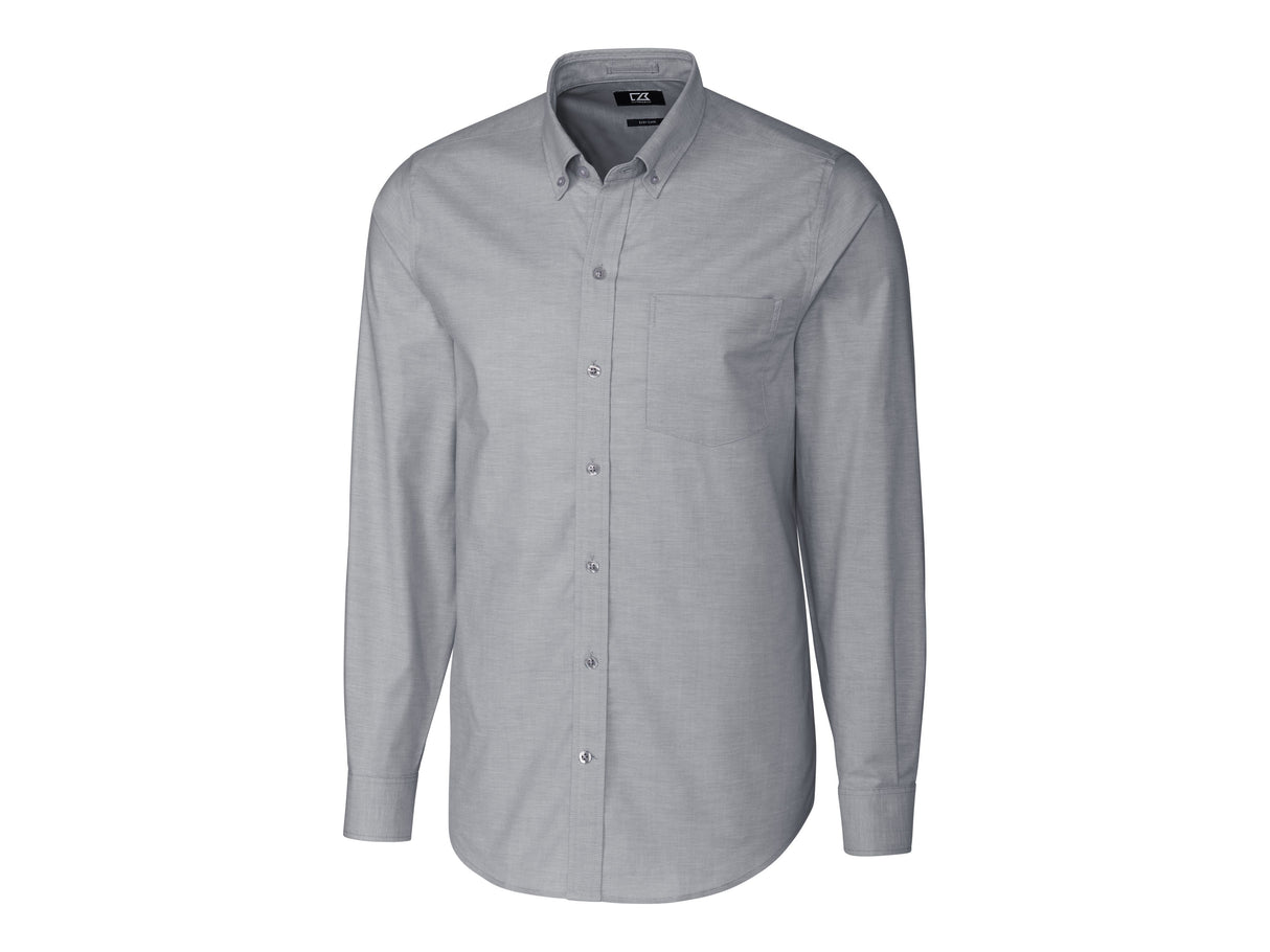 Cutter & Buck Stretch Oxford Mens Big and Tall Long Sleeve Dress Shirt Cutter & Buck