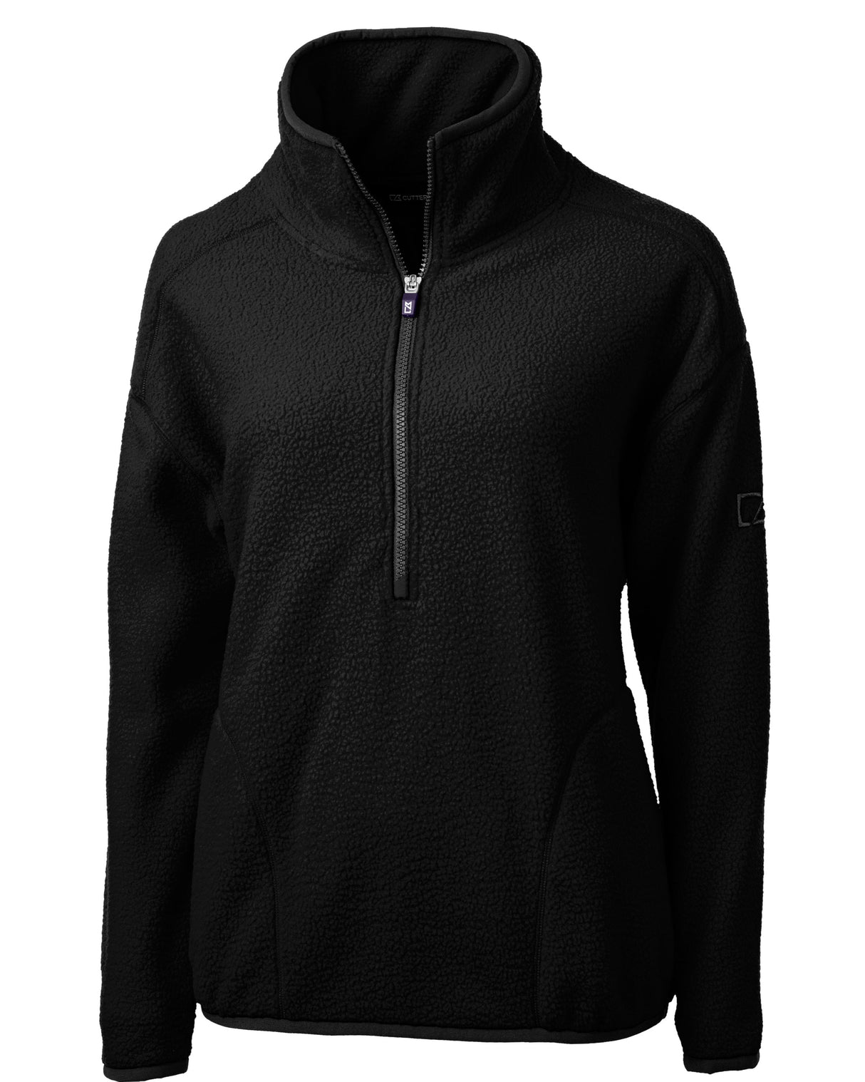 Cutter & Buck Cascade Eco Sherpa Womens Fleece Pullover Jacket Cutter & Buck